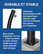 Solarias Douche Solaire 20L – Mitigeur, Rince-pieds, Pour Jardin & Camping — 07 durable et stable