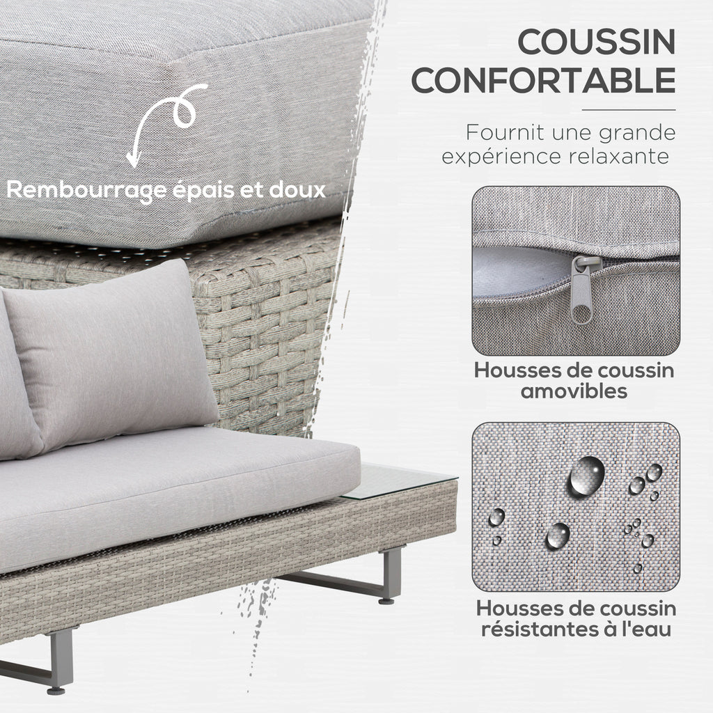 Coussins confortables et déperlants