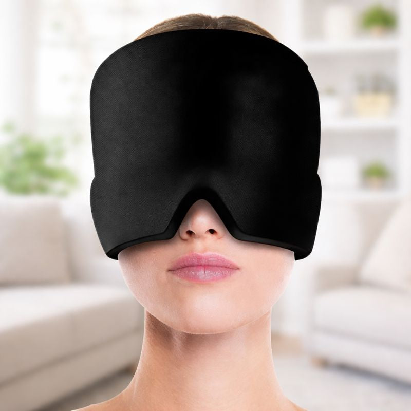Cooling Gel Migraine Cap – Cold Therapy Head Wrap for Headaches