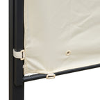 Solarias Pergola tonnelle de jardin avec auvent réglable acier polyester haute densité crème