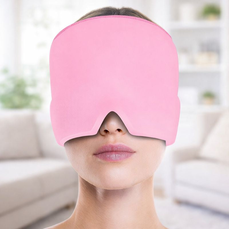 Cooling Gel Migraine Cap – Cold Therapy Head Wrap for Headaches