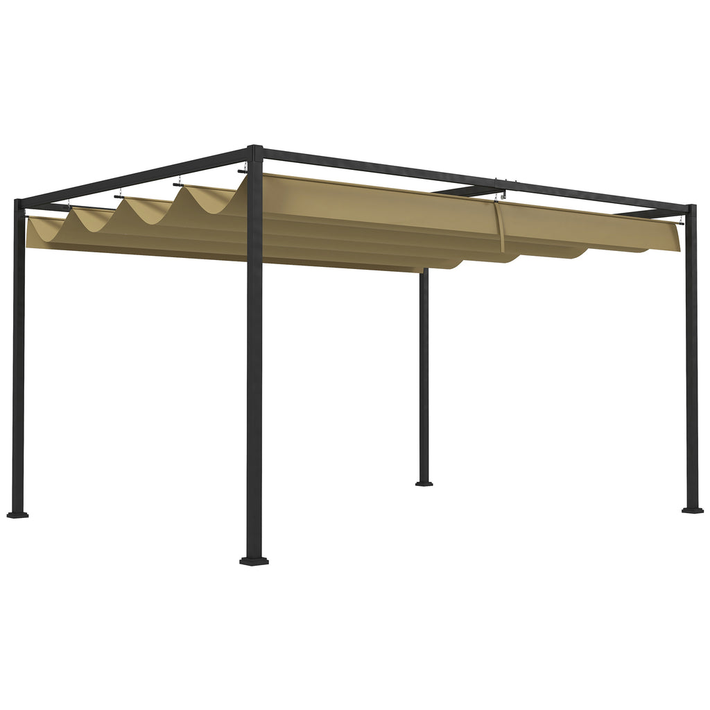 Solarias Pergola, Protection Solaire Robuste pour Jardin, Balcon, Terrasse, en Métal et Matériau Plastique, Résistant aux UV