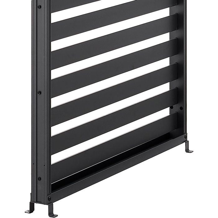 Solarias Persienne pour pergola - Aluminium - Gris - 229 x 93 cm