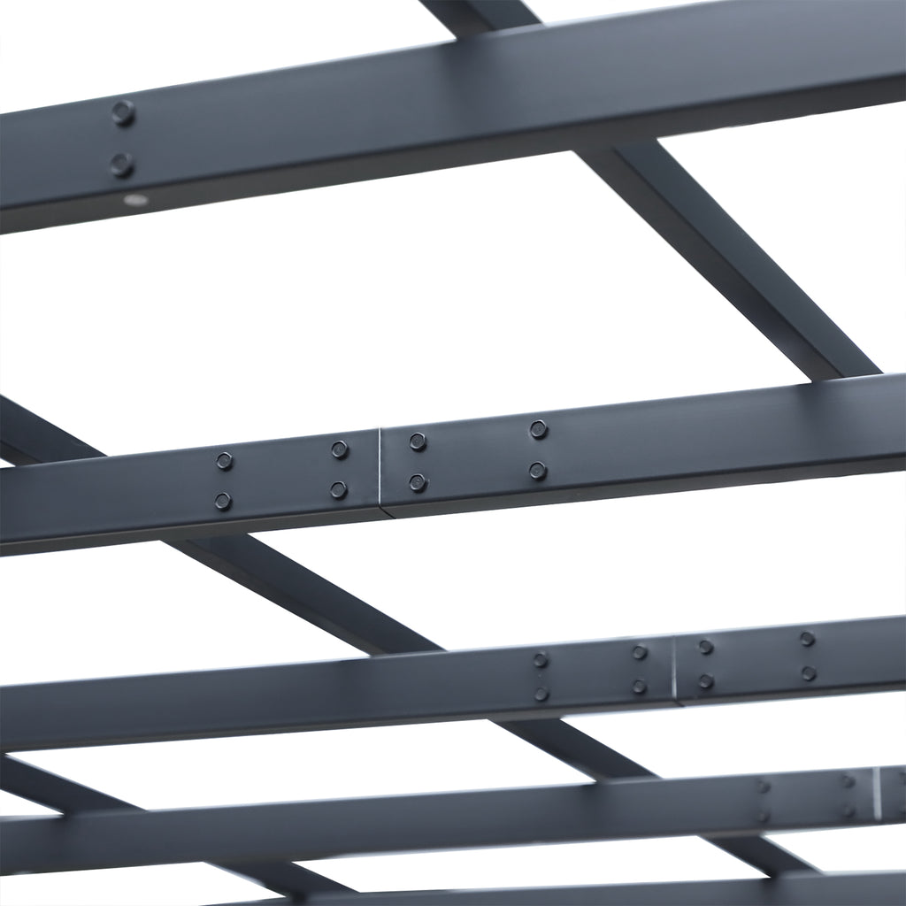 Solarias Pergola autoportante Style Contemporain - Toit terrasse à décorer - dim. 3L x 3l x 2,3H m - métal époxy anticorrosi