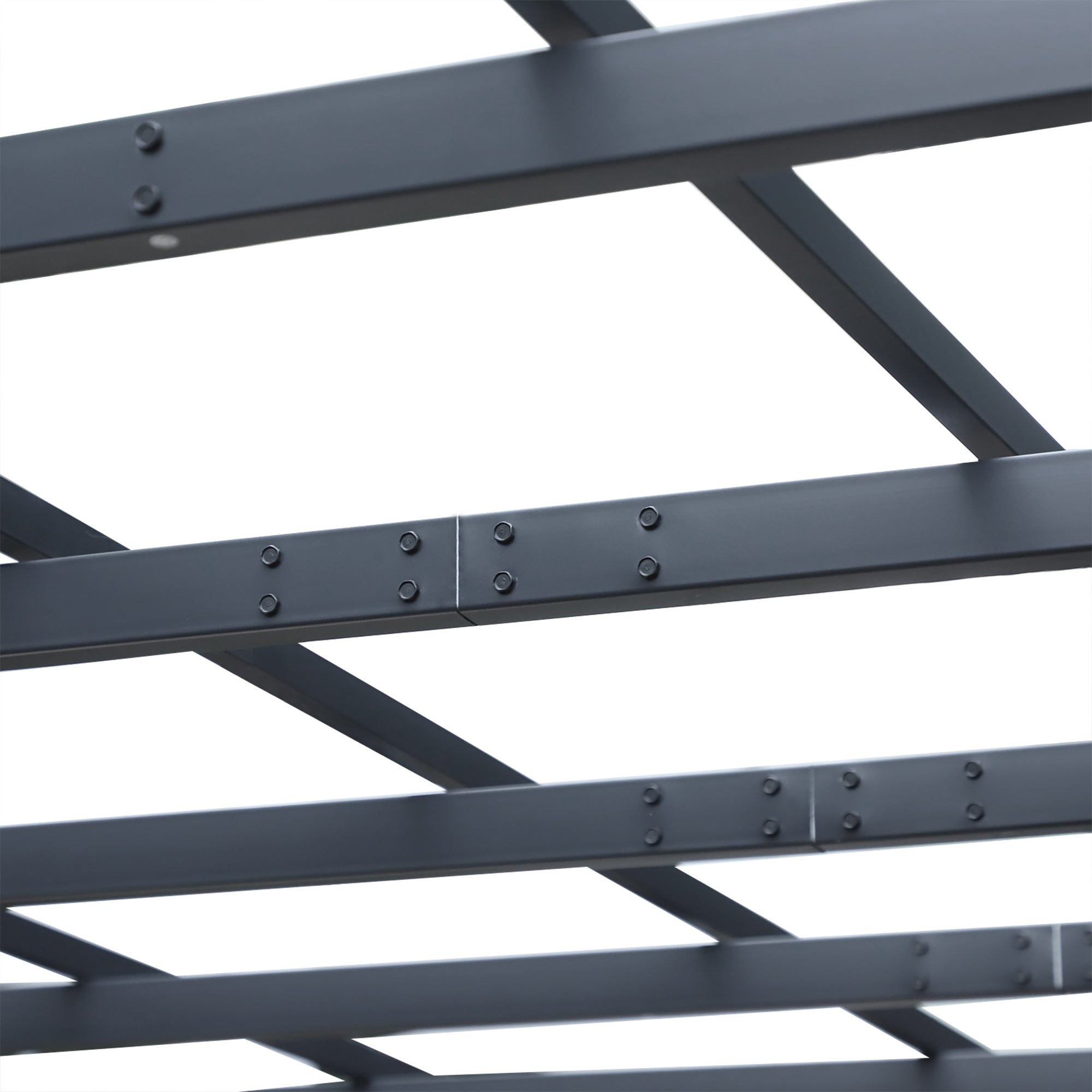 Solarias Pergola autoportante Style Contemporain - Toit terrasse à décorer - dim. 3L x 3l x 2,3H m - métal époxy anticorrosi