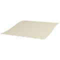 Solarias Pergola de jardin en toile 2.5x3 m avec 8 Trous de Drainage, en Polyester, 297x243 cm, Beige