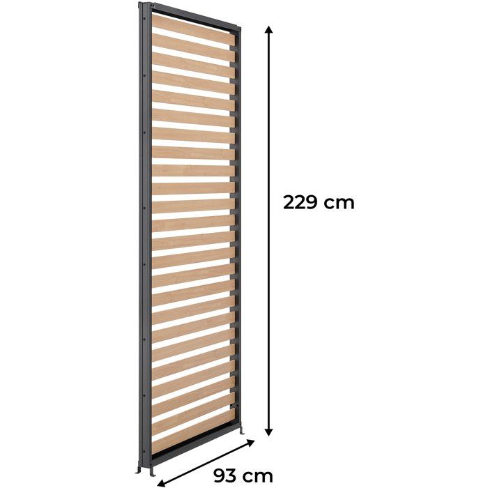 Solarias Persienne pour pergola - Aluminium - Gris et naturel - 229 x 93 cm