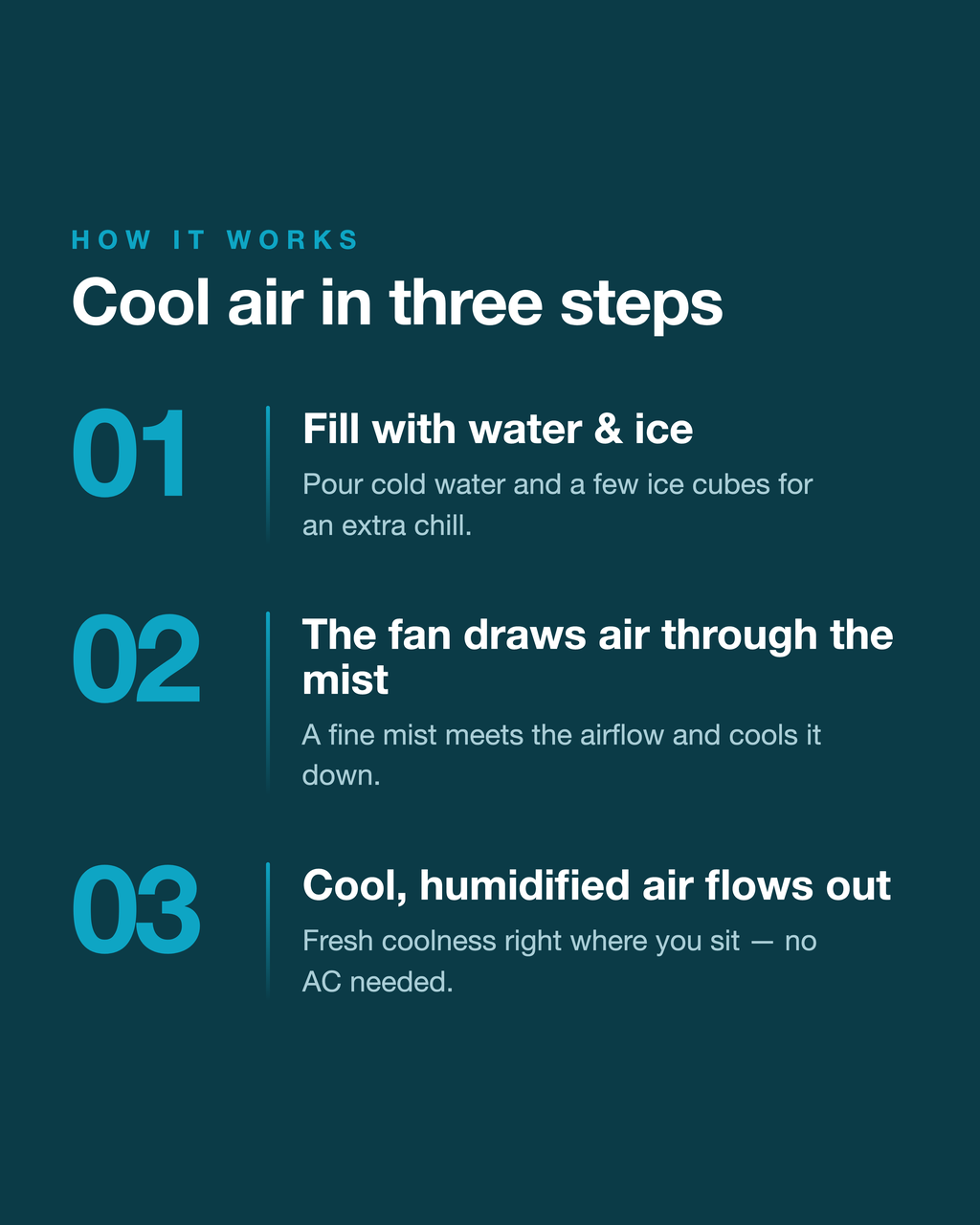 AirFlow 3-in-1 portable air cooler