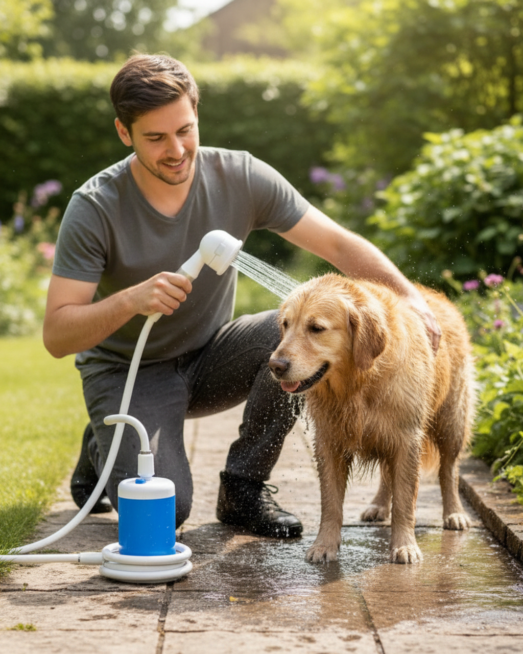 portable-rechargeable-outdoor-shower-compact-for-camping-pet