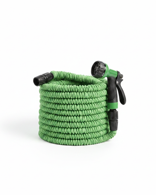 Expandable Garden Hose – 8 High-Pressure Spray Patterns