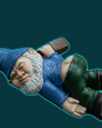 funny-reclining-garden-gnome-hand-painted-resin-ornament