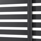 Solarias Persienne pour pergola - Aluminium - Gris - 229 x 93 cm
