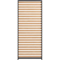 Solarias Persienne pour pergola - Aluminium - Gris et naturel - 229 x 93 cm