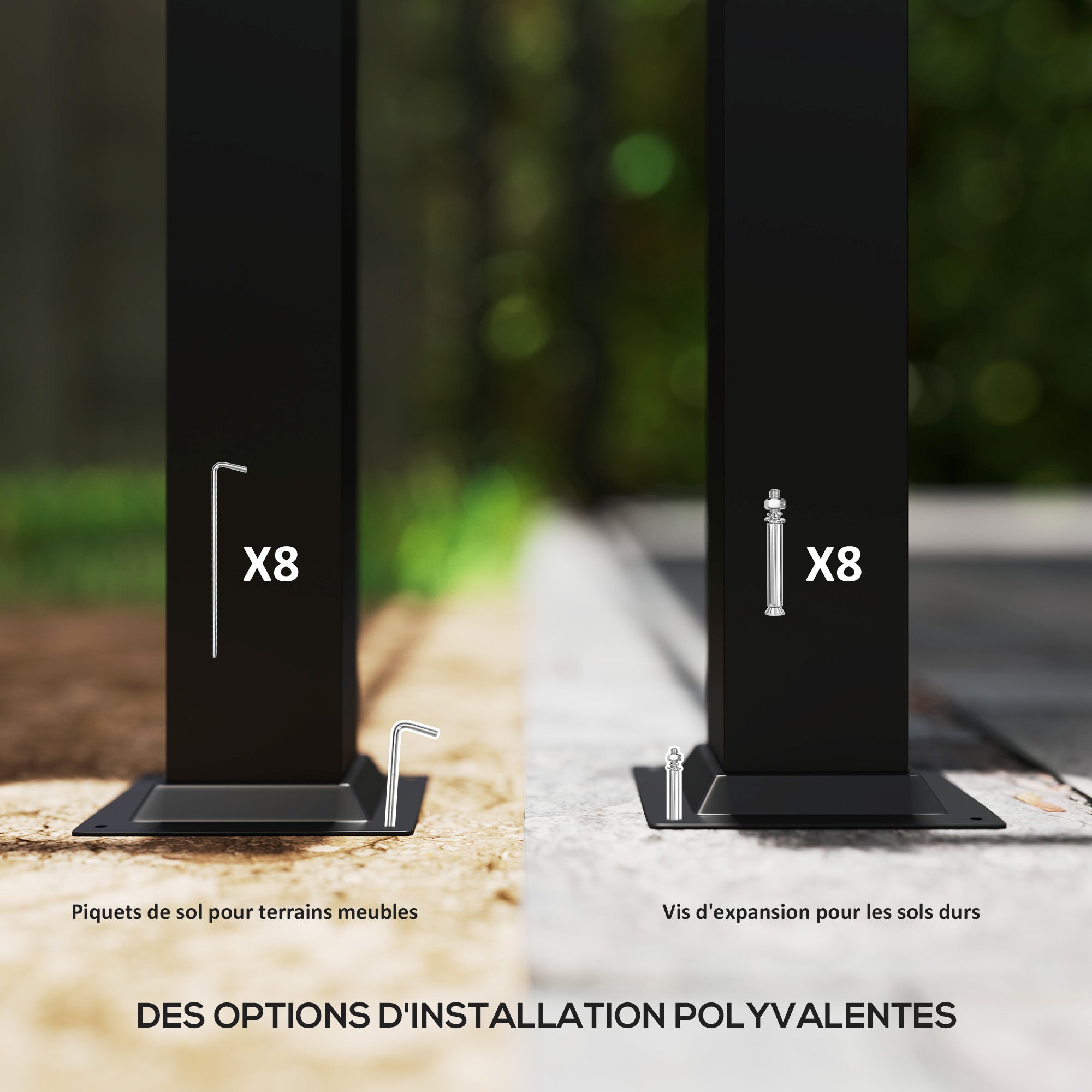 Solarias Pergola de jardin exterieur 3 x 3 m avec toit rétractable et fixation magnétique, abri soleil UPF30+, crème